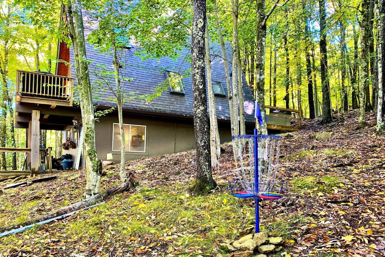 A-Frame Cabin With Hot Tub 1 Mi To Beech Mountain! Exterior photo